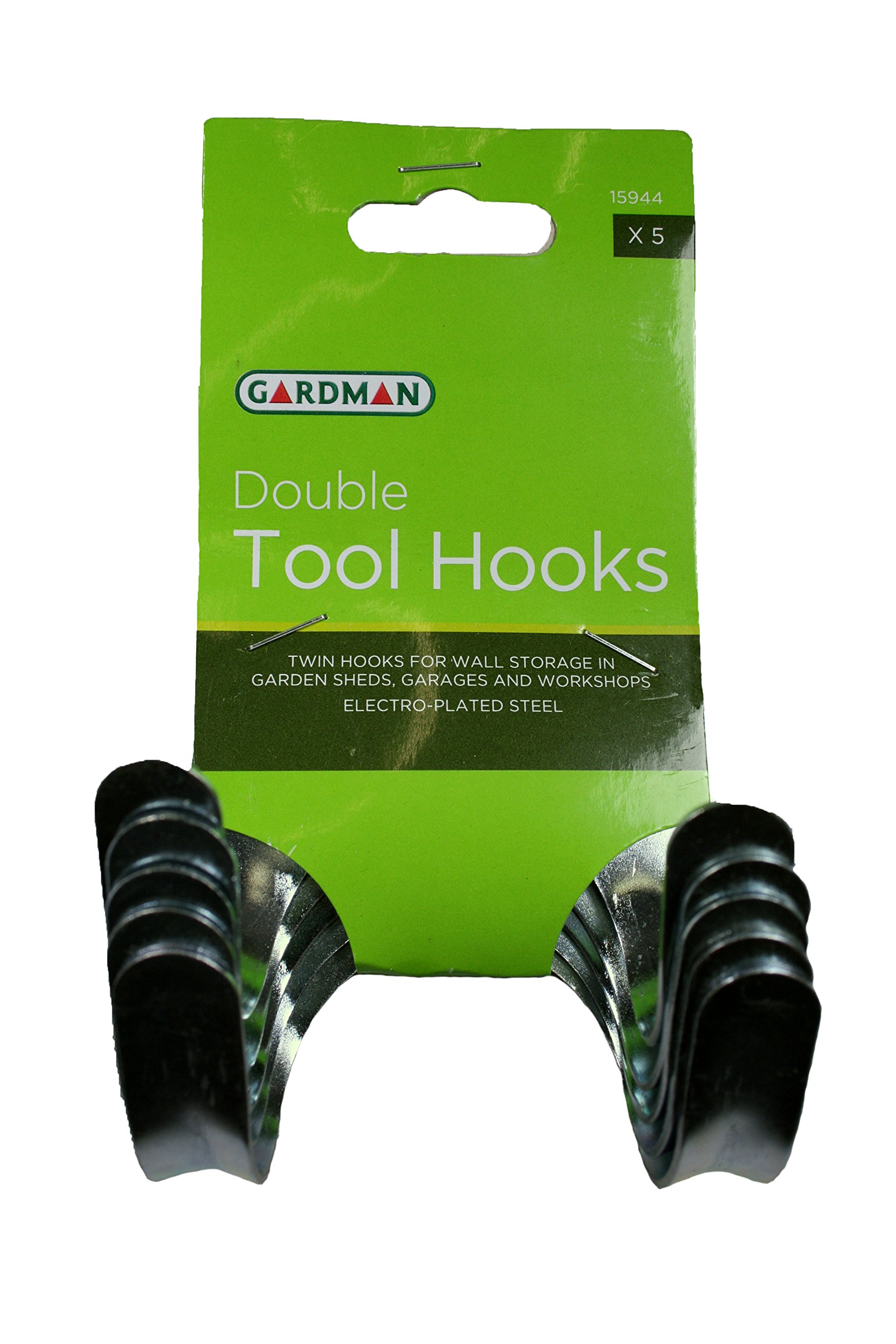 Gardener's Mate 15944 Tool Hooks - Large, Multi-Colour, 8 x 11 x 2 cm