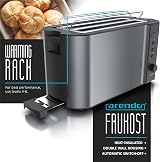 Arendo Frukost 4-Slice Long Slot Toaster – 1500 W, 6 Browning Levels, Time view 2