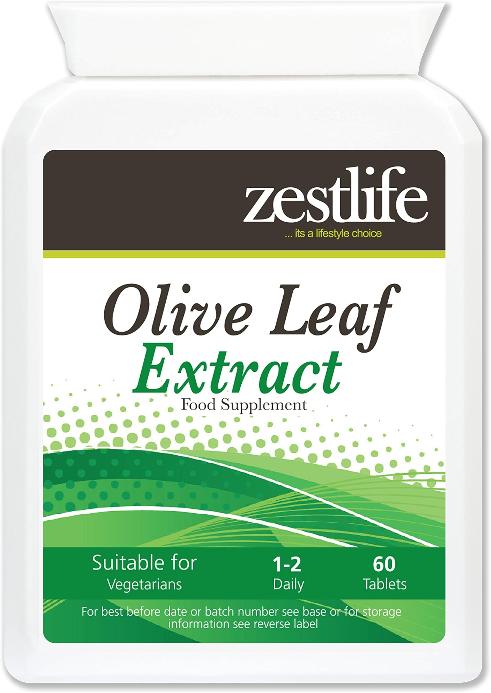 Zestlife Olive Leaf Extract High Strength - 60 Tablets | Premium GMP Supplement