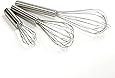 Norpro Balloon Wire Whisk Set of 3 Stainless Steel Stir/Mix/Beat 5.75" /8"/ 10"