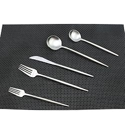 Uniturcky Silverware, 10 Pieces 18/10 Stainless