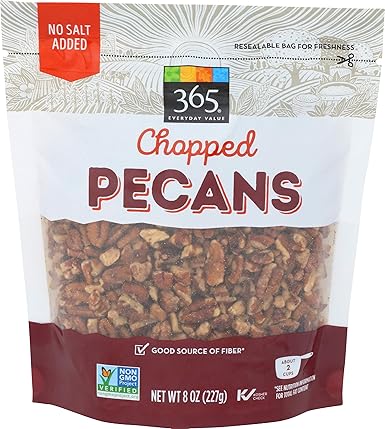Amazon Com 365 Everyday Value Pecans Chopped 8 Oz Grocery