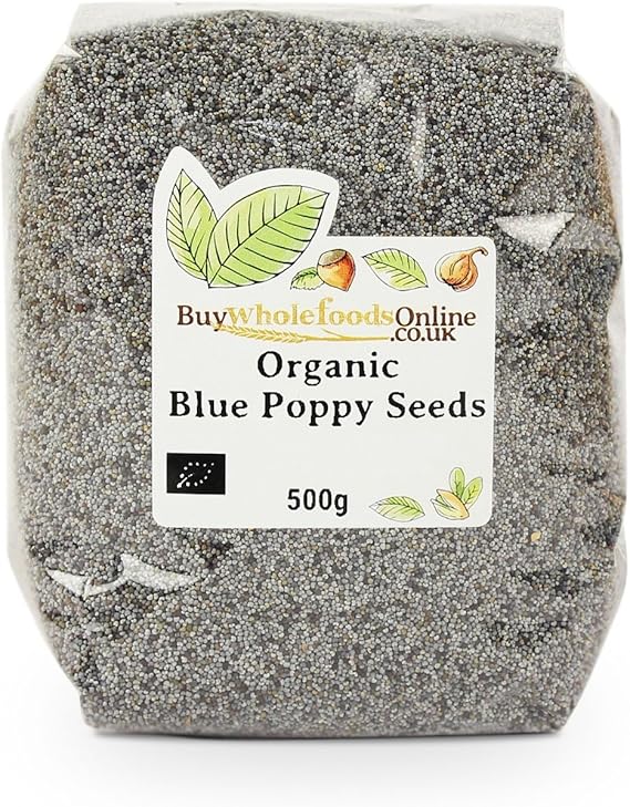 Organic Poppy Seeds Blue 500g (Buy Whole Foods Online Ltd.) Amazon