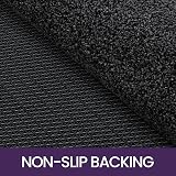 DEXI Dirt Trapper Door Mat Indoor 90x150 cm Black Grey Non-Slip Washable view 6