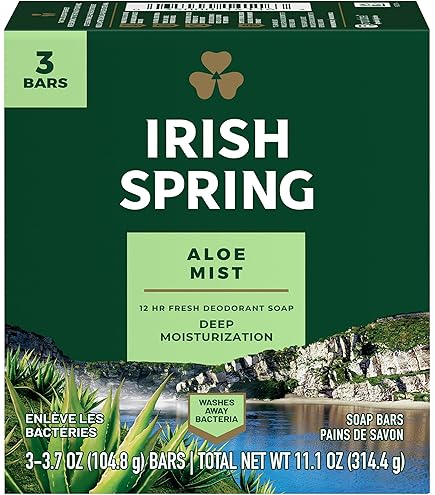 Irish Spring Original Deodorant Bar Soap – 4oz, Individually Wrapped, Lot Of 48