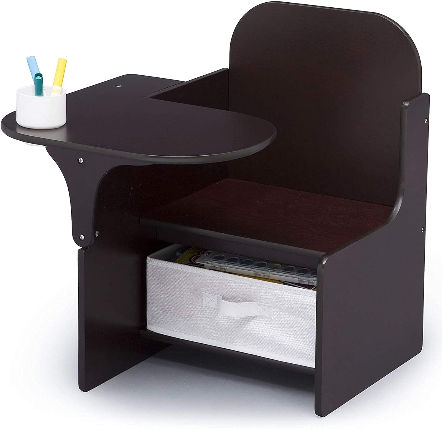 children chair desk with storage bin