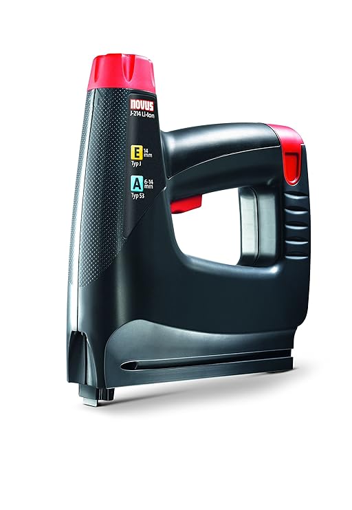 Novus J 214 LithiumIon BatteryPowered Staple Gun, Black Amazon.co.uk DIY & Tools