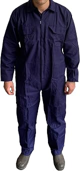 Turners Mens Work Overalls Coveralls Boilersuit Navy Warehouse Garages view 5