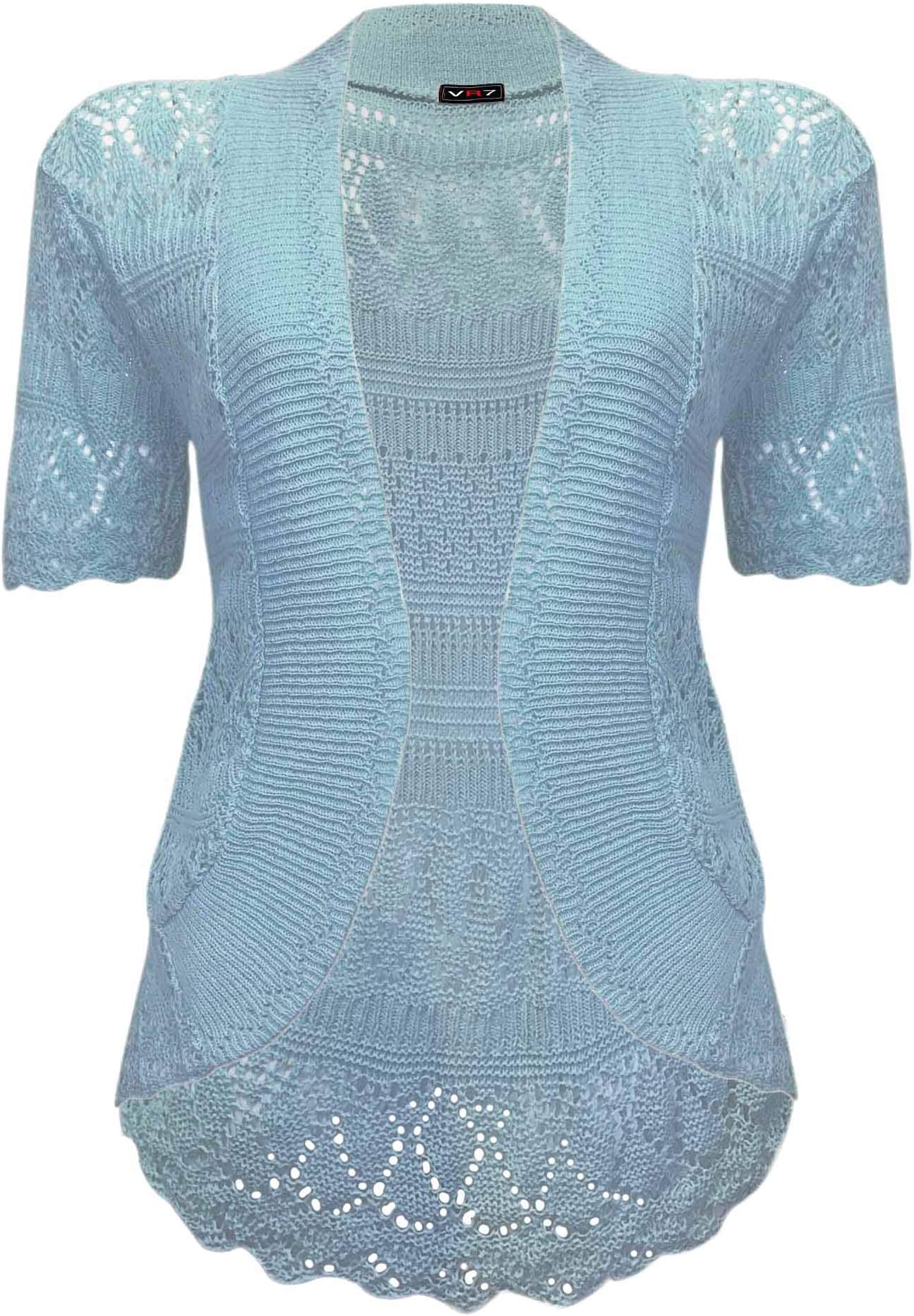 Ladies Knitted Bolero Crochet Cardigan Shrug