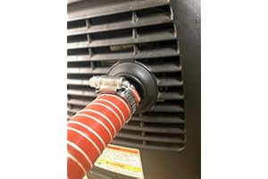 INNOVATIVE GENERATOR SOLUTIONS GenExhaust compatible with Honda EU2200i/EU2000i/EU1000i Generator 1" silicone tubing exhaust extension 8 foot length.