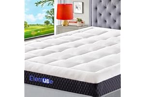 ELEMUSE Twin Mattress 5 Inch Cooling Gel Memory Foam Mattress in a Box for Kids, Plus Pillowtop for Pressure Relief, CertiPUR-US® Certified Bed in a Box for Single Bed, Fiberglass-Free