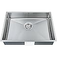 Wells Handcrafted 23-inch 18-gauge Undermount Single Bowl ADA Compliant Stainless Steel Kitchen Sink