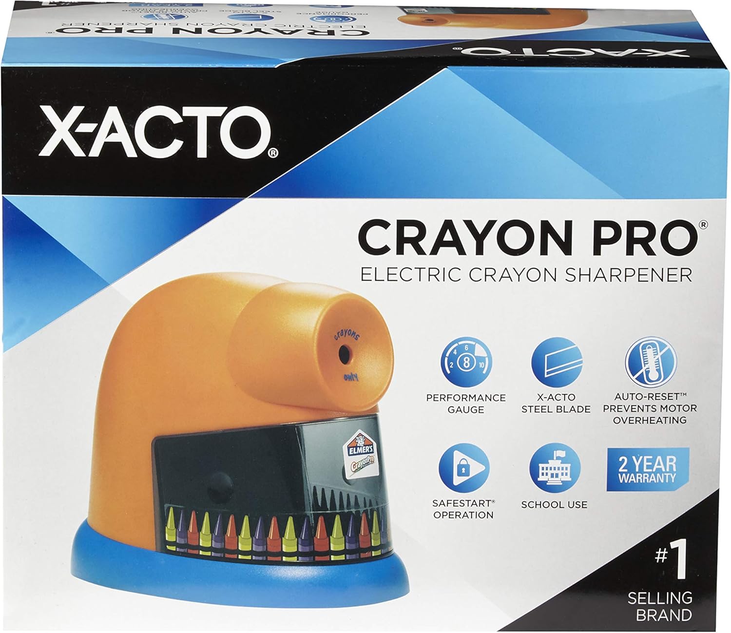 Elmer’s 1680 CrayonPro Electric Sharpener : Pencil Sharpeners : Office Products
