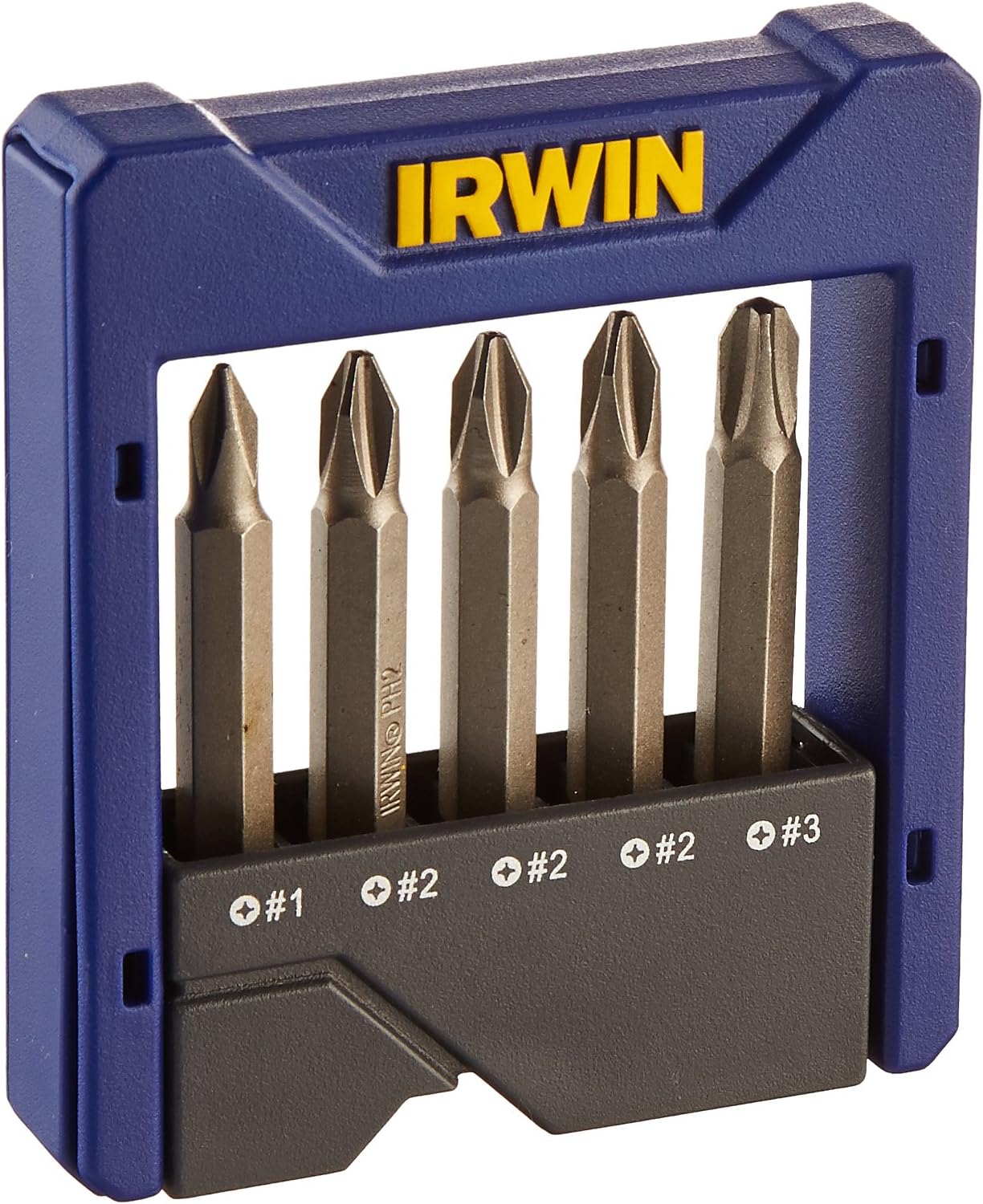 Irwin Tools 1866973 Power Bit Set, Philips, 5 Piece