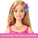 Barbie Styling Head Blonde Hair with 20 Colorful Accessories Toy view 6