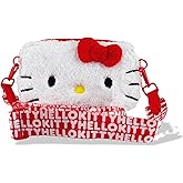 Sonix x Sanrio Plush Phone Wallet - Fuzzy Character Crossbody Bag, Furry Phone Bag, Universal Smartphone Purse - Hello Kitty