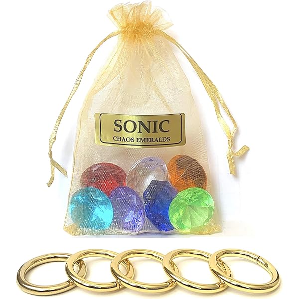 Amazon.com: More Toys SONIC - Five Power Rings - In a Gift Bag