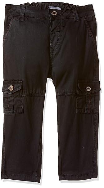 Baby Boys Straight Regular Fit Cotton Trousers