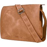 Antonio Valeria Albert Premium Leather Messenger Bag for Men