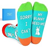 HAPPYPOP Easter Bunny Socks - Goose and Bunny Socks for Men Women, Gifts for Young Lovers