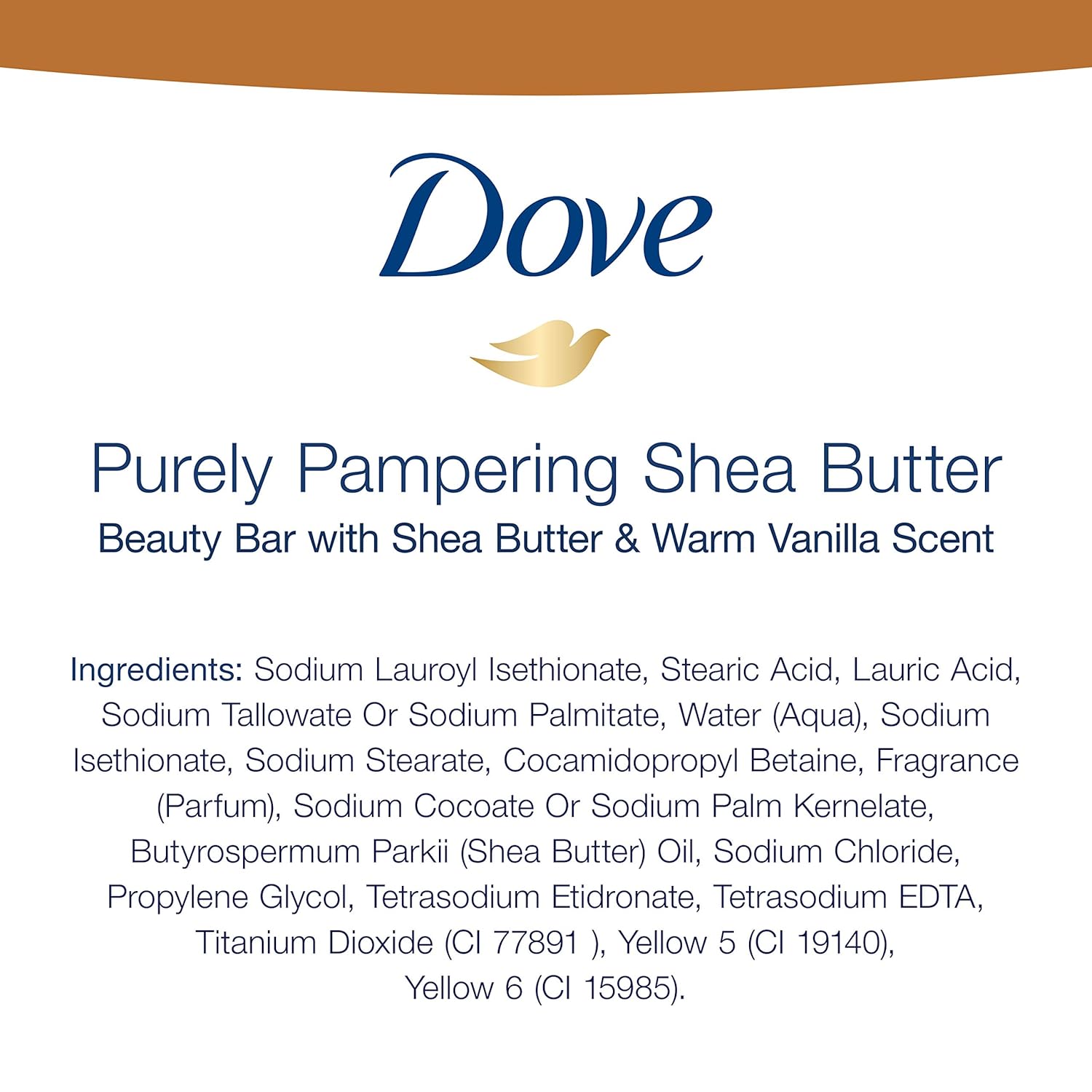 Dove Beauty Bar for Softer Skin Shea Butter More Moisturizing Than Bar Soap 3.75 oz 8 Bars : Bath Soaps : Beauty