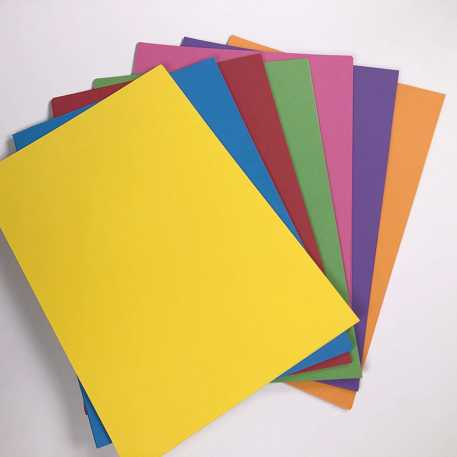 RAINBOW Intensive A4 160 gsm Bright Rainbow Coloured Card (Pack of 70 Sheets) &House of Card & Paper A4 160 gsm Card - White (Pack of 50 Sheets) - Image 5