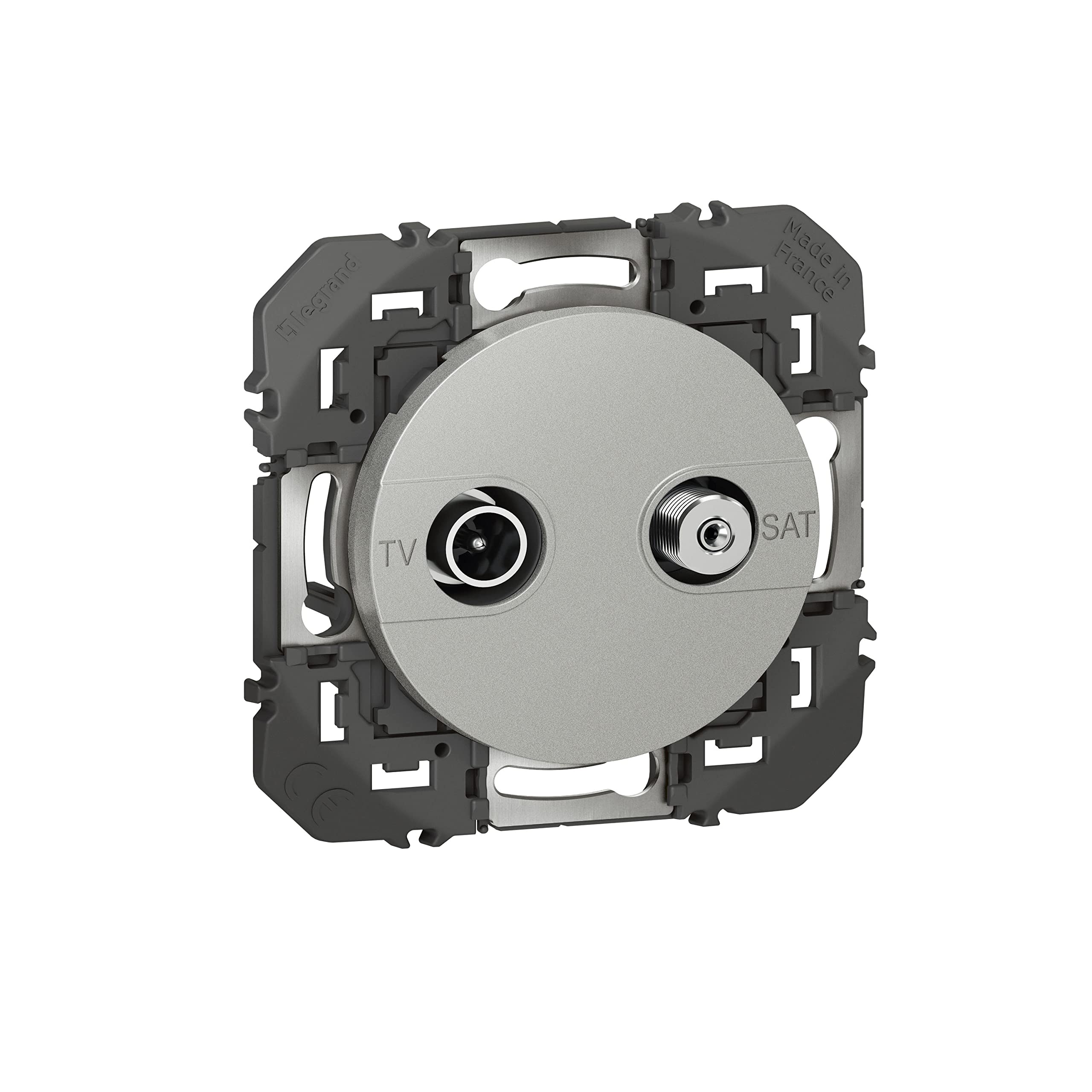 Legrand DOOXIE LEG95254 TV Socket Aluminium Composable