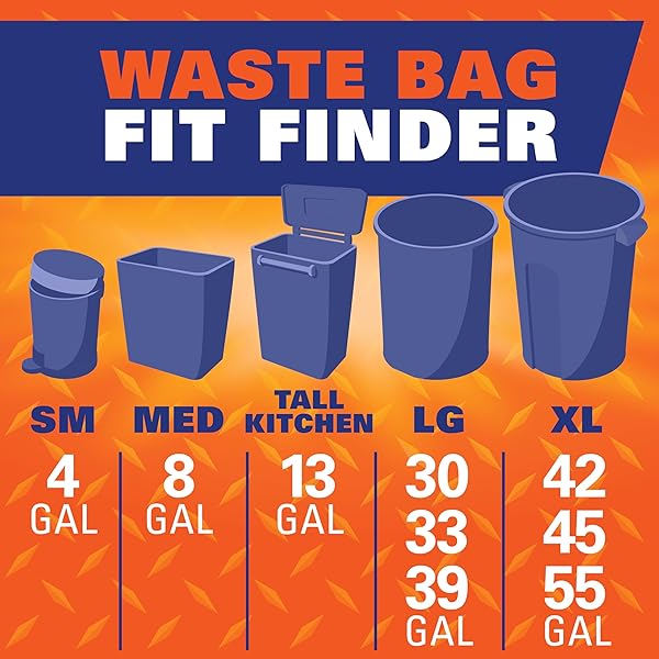 HEFTY ULTRA STRONG TRASH BAGS, BLACK TALL KITCHEN TRASH BAGS 13 GALLON SIZE, BREAK RESISTANT DRAWSTRING ENCLOSURE, CONTINUOUS ODOR CONTROL, BLACKOUT, CLEAN BURST SCENT, 110 BAGS