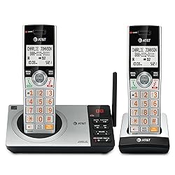 AT&T CL82207 DECT 6.0 2-Handset Cordless Phone for