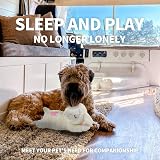ALL FOR PAWS Little Buddy Heartbeat Sheep Puppy Toy With Heat Pack view 3
