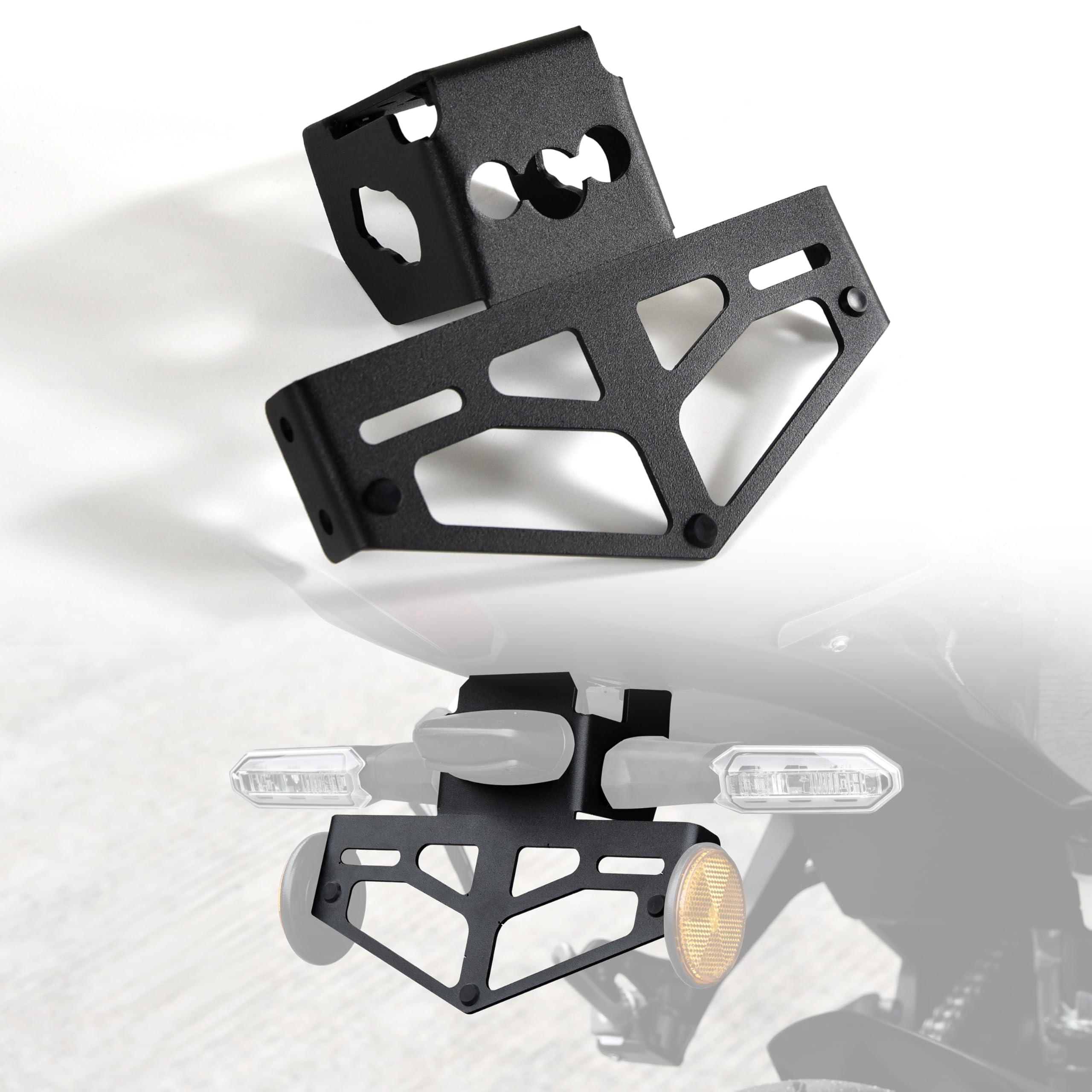Photo 1 of VEISUTOR Fender Eliminator Kit for Z500, License Plate Bracket License Plate Holder Tail Tidy for Kawasaki Z 500 2024 2025 Accessories