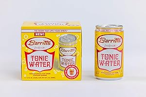 BARRITTS Barritt's Mixers - Tonic Water, Non-Alcoholic Soda Cocktail Mixer, 7.5 fl oz Cans, 24 Pack, Mini