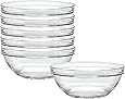 Duralex Made In France Lys 6-3/4-Inch Stackable Clear Bowl, Set of 6