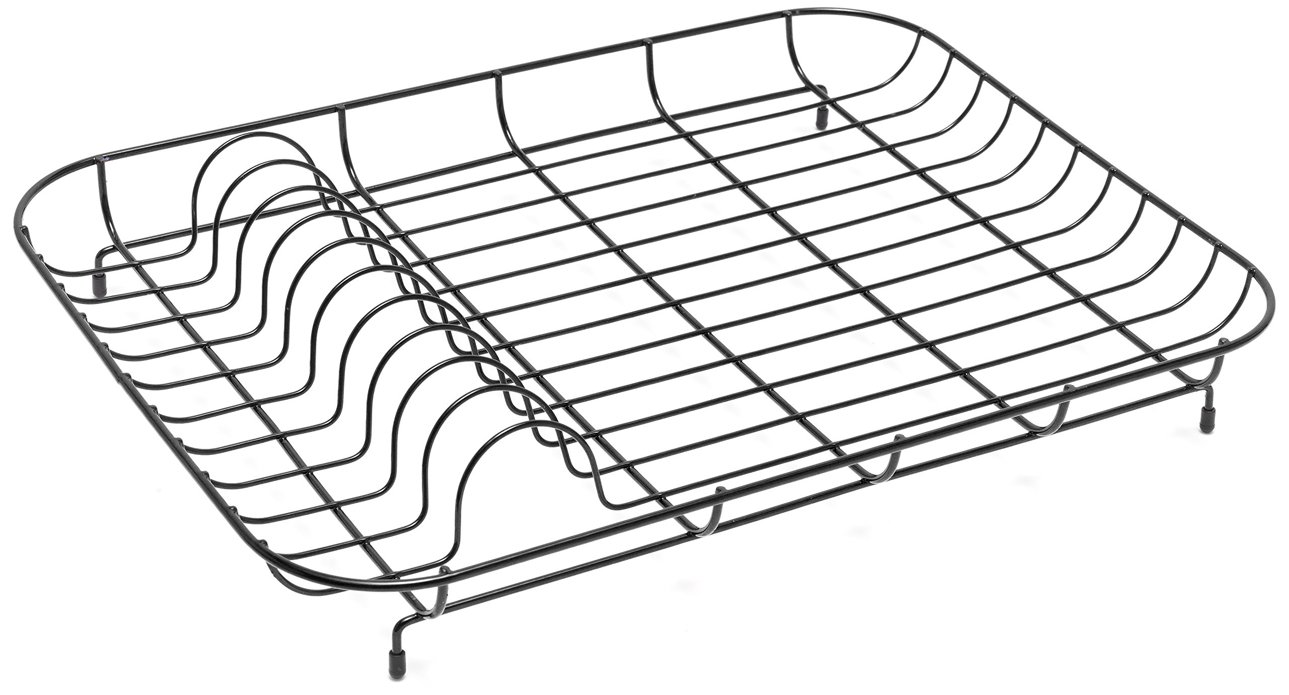 Addis 515710 Wire Dish Drainer Black, 43 x 33 x 7 cm