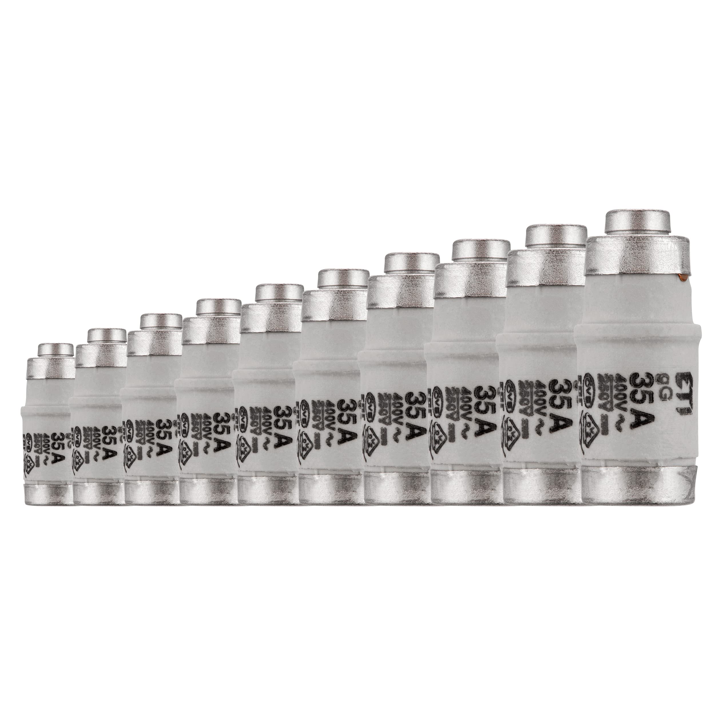 REV 0515045555 Neozed, fuse D02/E18 35A, 10 units, 250 VDC / 400 VAC, grey โ image 1