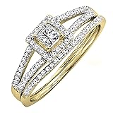 Dazzlingrock Collection 0.45 Carat (Cttw) Princess