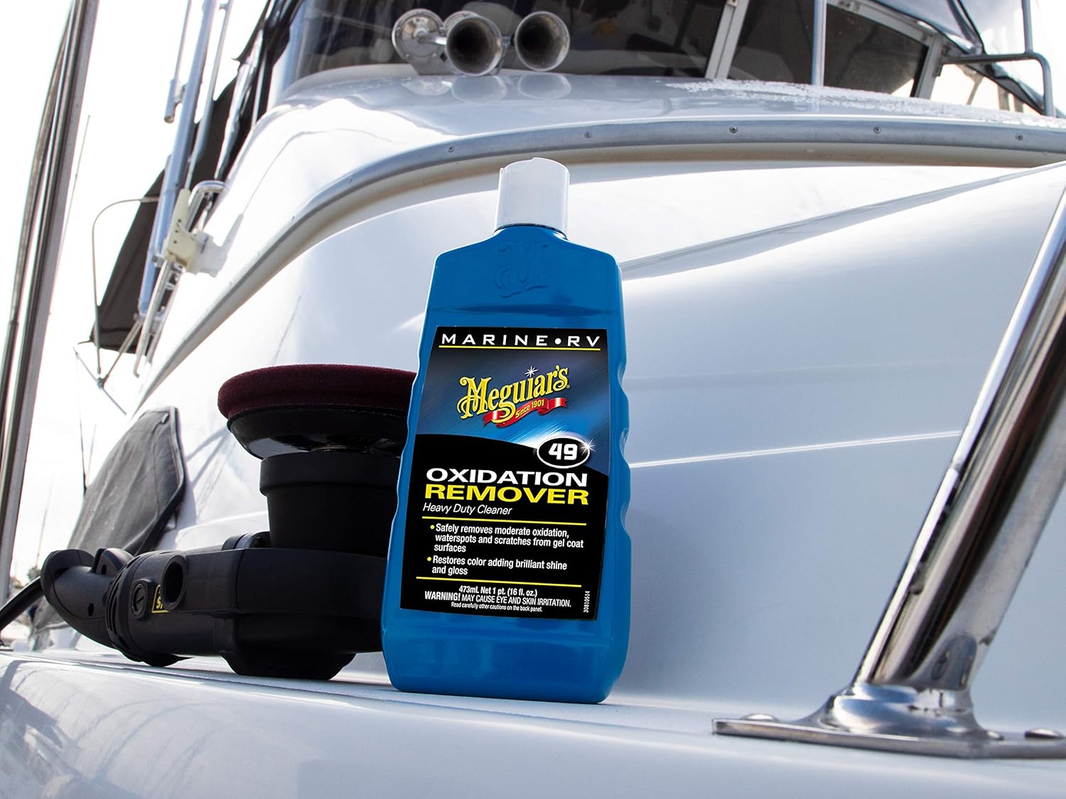 Meguiar's M4916 Marine/RV Heavy Duty Oxidation Remover, 16 Fluid Ounces: Automotive