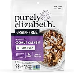 Purely Elizabeth, Coconut Cashew, Keto Granola, Grain-Free, Non-GMO, Paleo (8oz Bag)