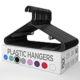 Utopia Home Plastic Hangers 50 Pack - Clothes
