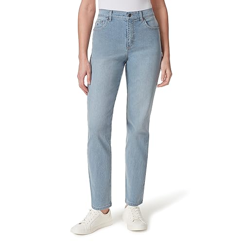 Gloria Vanderbilt Women's Amanda Classic High Rise Tapered Jean Petite, Zermatt, 14 Short