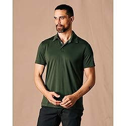 Huckberry Proof 72-Hour Merino Polo Shirt, Forest, S