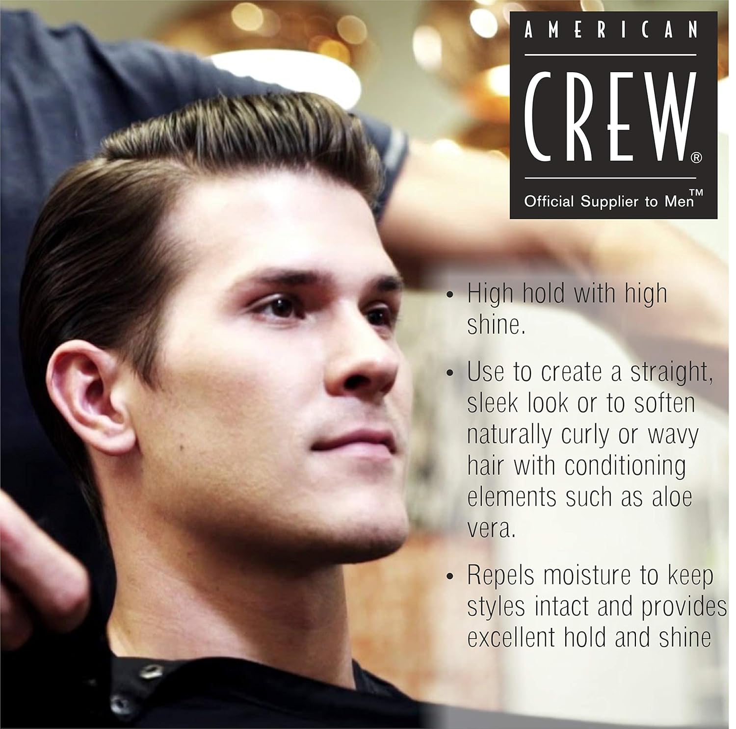 AMERICAN CREW Firm Hold Styling Gel, 33.8 Fl Oz: American Crew: Premium Beauty