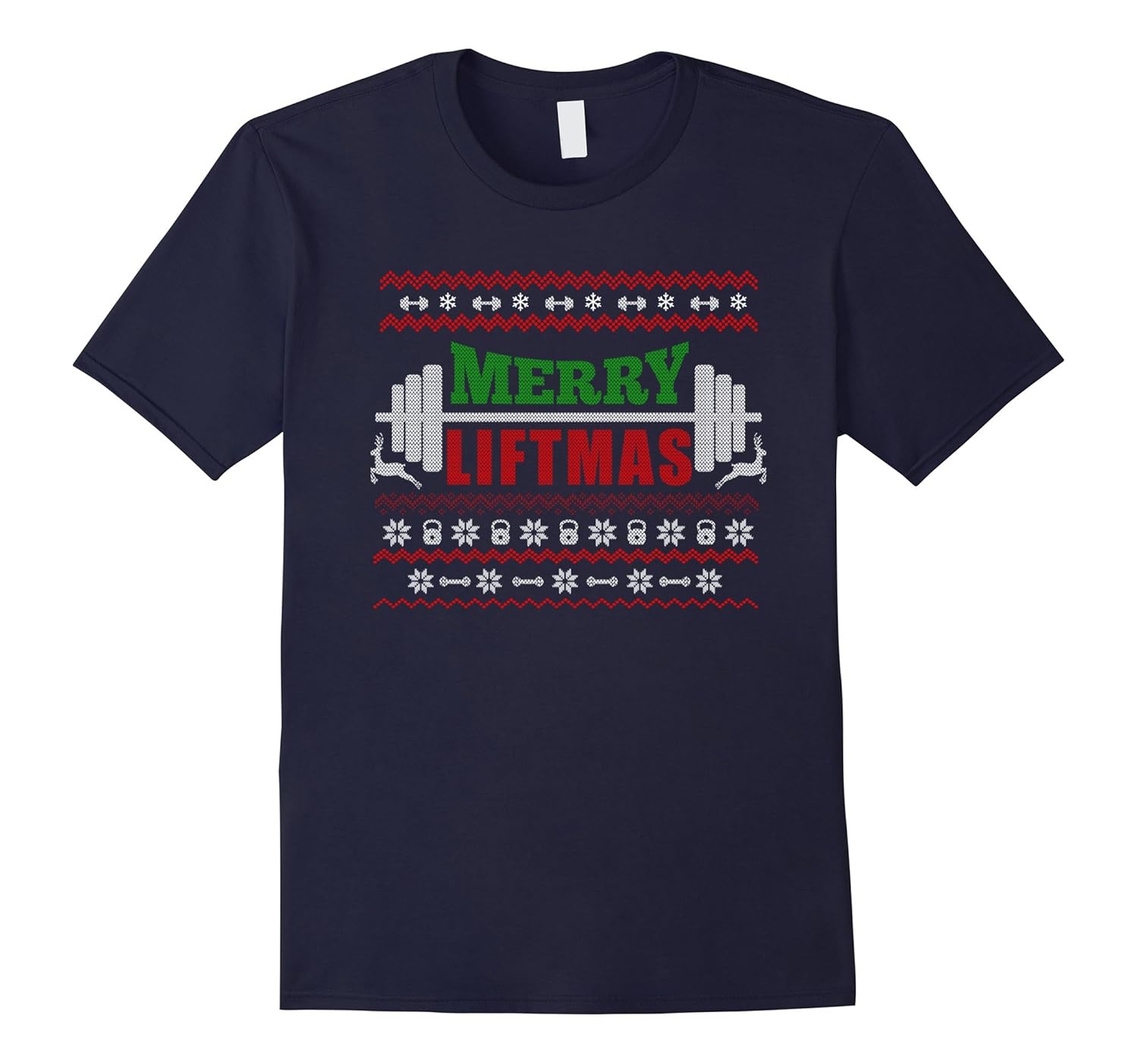 Merry Liftmas Workout Christmas Fitness Bodybuilder Shirt-ANZ