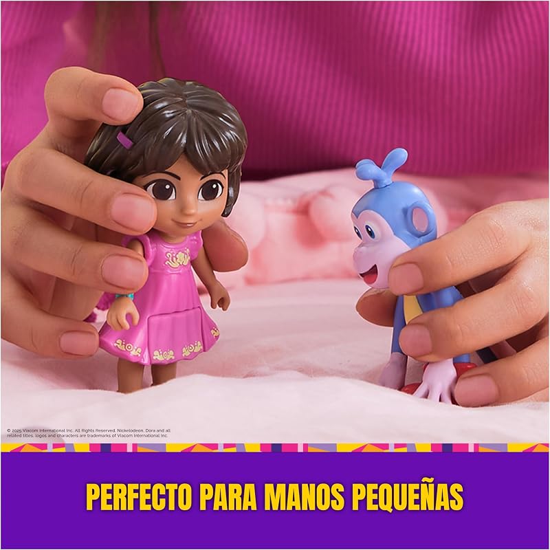 O EXPLORADOR - Pack Os Amigos Fantásticos da Dora, 7 Figuras: Dora, Botas, Tico, Isa e o Trio Fiesta - 6073738 - Rapariga Brinquedos 3 anos + - Presente Rapariga 3 anos + - Jogos Infantis