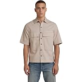 G-STAR Men's Pocketony Short Sleeve Button Down Shirt