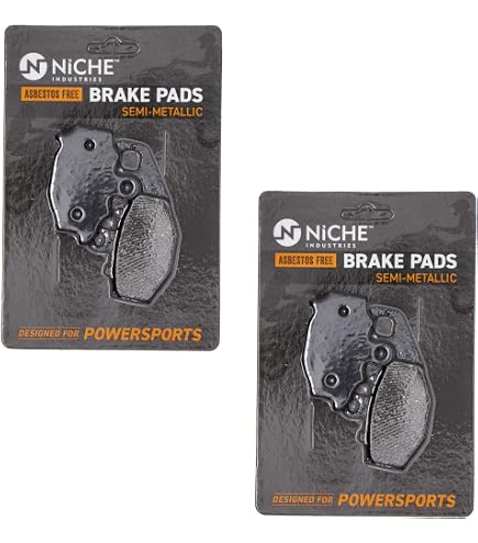 Amazon.com: Caltric Front & Rear Brake Pads Compatible with