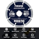 Power Xtreme 115mm Diamond Cutting Discs Pack of 2 for Angle Grinder view 3