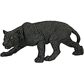 Design Toscano Shadowed Predator Black Panther Garden Statue, Medium 26 Inch, Polyresin, Black