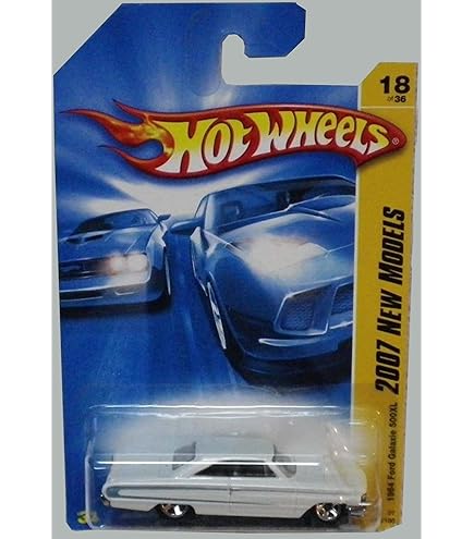 Amazon.com: 1964 Ford Galaxie 500XL Lt Blue Hot Wheels (2007 New