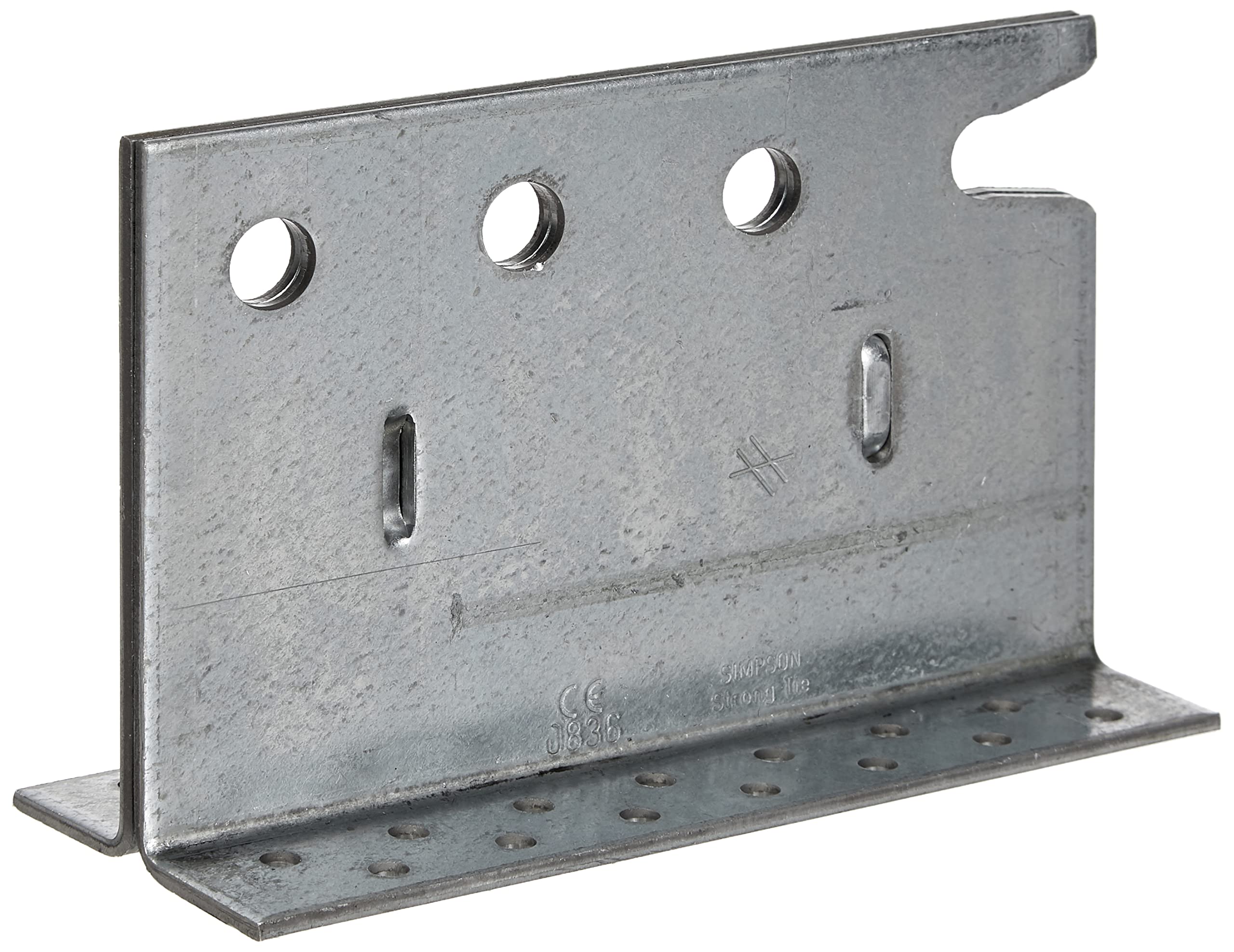 SIMPSON BT4-160-B Beam Support, Hot-Dip Galvanised, Silver, Steel, Modern Style